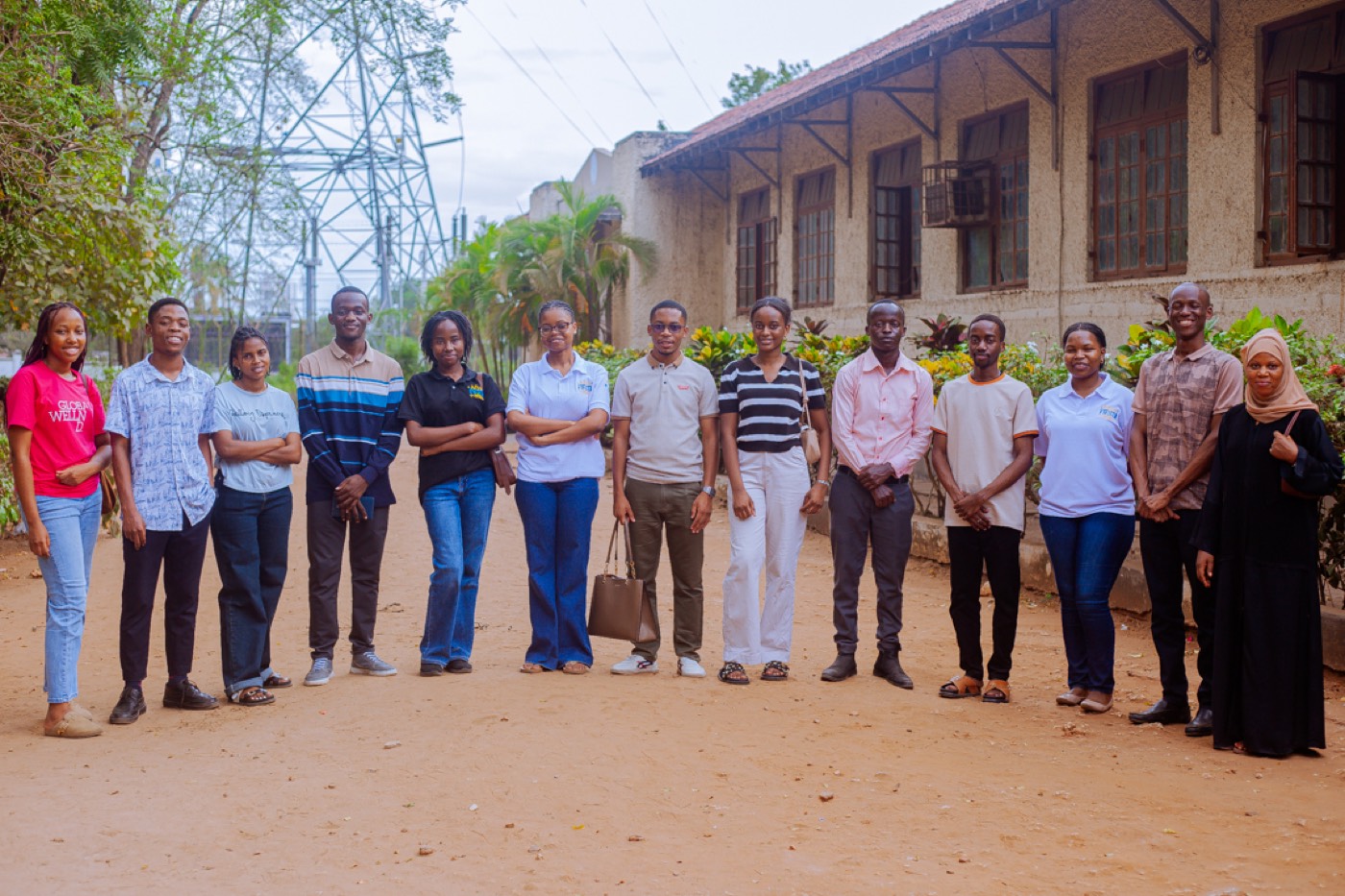 The GROW team poses together after a day of outreach